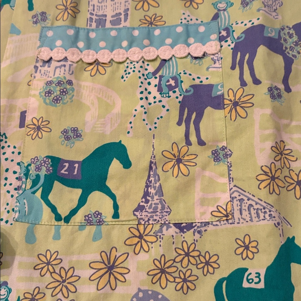 Vintage Lilly Pulitzer Kentucky Derby Shift Size 0 - Picture 2 of 6